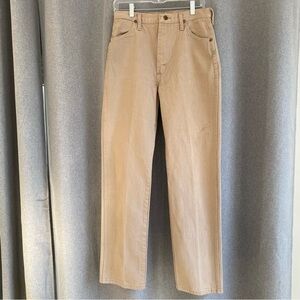 Vintage Wrangler Cowboy Cut Tan Jeans 15x34